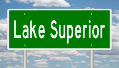 3 boyutlu yeşil otoyol tabelası