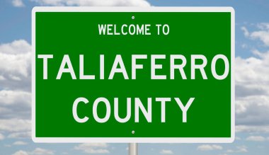 3 boyutlu yeşil otoyol tabelası