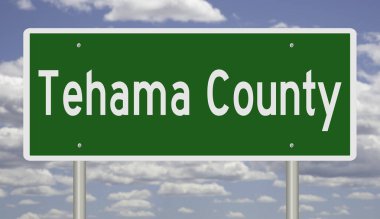 İşaretli yeşil 3D otoyol