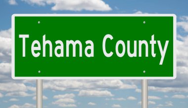 İşaretli yeşil 3D otoyol