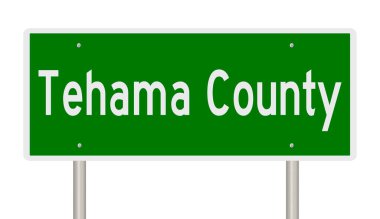 İşaretli yeşil 3D otoyol