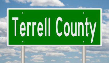 Yeşil 3D otoyol tabelasının çizimi