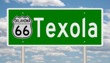 Yeşil 3D otoyol tabelasının çizimi