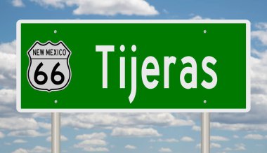 Yeşil 3D otoyol tabelasının çizimi