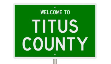 İşaretli yeşil 3D otoyol