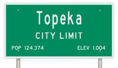 Yeşil 3D otoyol tabelasının çizimi