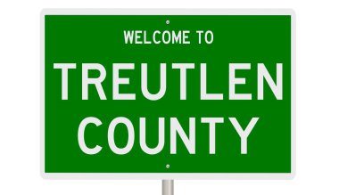 Yeşil 3D otoyol tabelasının çizimi