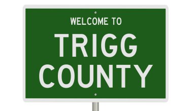 Yeşil 3D otoyol tabelasının çizimi