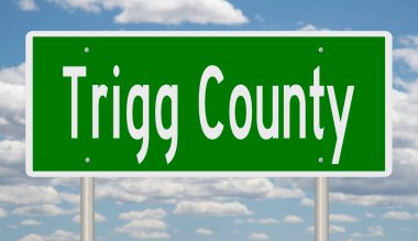 Yeşil 3D otoyol tabelasının çizimi