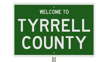 Yeşil 3D otoyol tabelasının çizimi