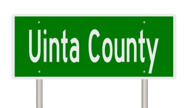 Yeşil 3D otoyol tabelasının çizimi