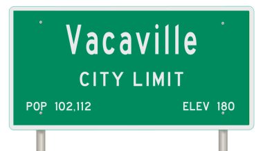 Rendered 3d green highway sign