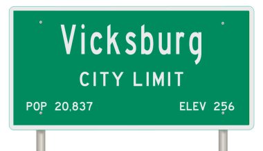 Rendered 3d highway sign