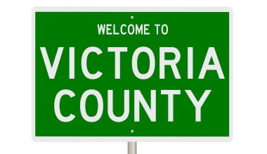 Rendered 3d highway sign