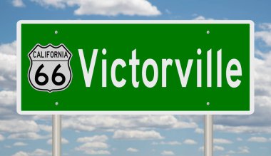 Rendered 3d highway sign