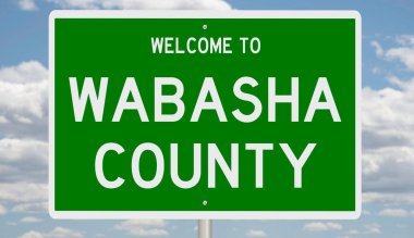 Rendered 3d highway sign