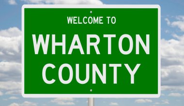 Rendered 3d highway sign