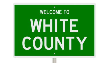 Rendered 3d highway sign