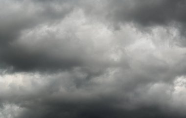Dark threatening storm clouds