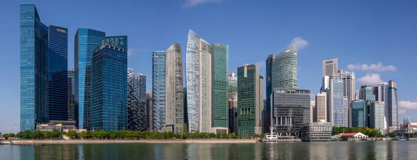 Skyline Modern Buildings Singapore — Stockfoto