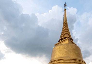 Wat Saket Buddhist Temple in downtown Bangkok