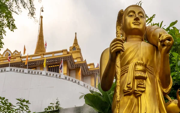 Wat Saket Buddhist Temple Downtown Bangkok — Zdjęcie stockowe