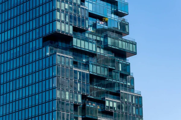 Detail King Power Mahanakhon Building Downtown Bangkok — стоковое фото