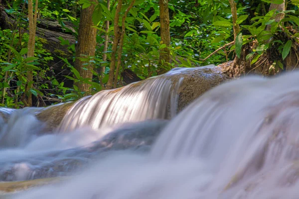 Waterfall Erawan National Park Thailand — Stock Photo, Image