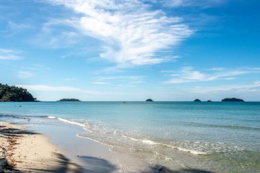 Quiet beach on the western side of Koh Chang island in Thailand