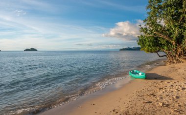 Quiet beach on the western side of Koh Chang island in Thailand