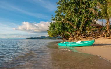 Quiet beach on the western side of Koh Chang island in Thailand
