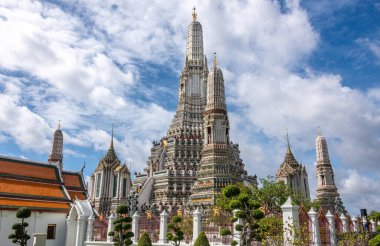 Bangkok Tayland 'daki tarihi Wat Arun Budist Tapınağı