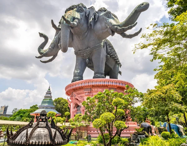Estatuas Elefantes Museo Erawan Bangkok Tailandia — Foto de Stock