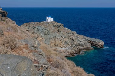Yunanistan 'ın Sifnos adasındaki Şehitlerin Tarihi Şapeli