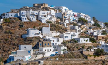 Yunanistan 'ın Sifnos Adası' ndaki Kastro Köyü