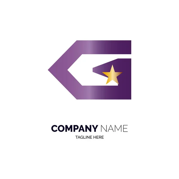 Letter Logo Designs Template Vector Brand Company Other — Stock vektor