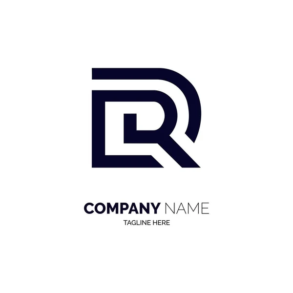 Επιστολή Λογότυπο Πρότυπο Σχεδιασμό Διάνυσμα Για Εμπορικό Σήμα Την Εταιρεία — Διανυσματικό Αρχείο