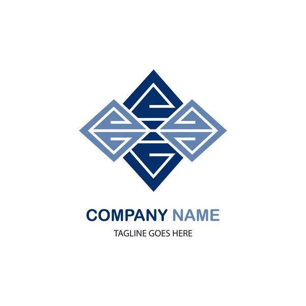 Σύγχρονο Πρότυπο Σχεδιασμού Λογότυπο Στολίδι Για Εμπορικό Σήμα Την Εταιρεία — Διανυσματικό Αρχείο