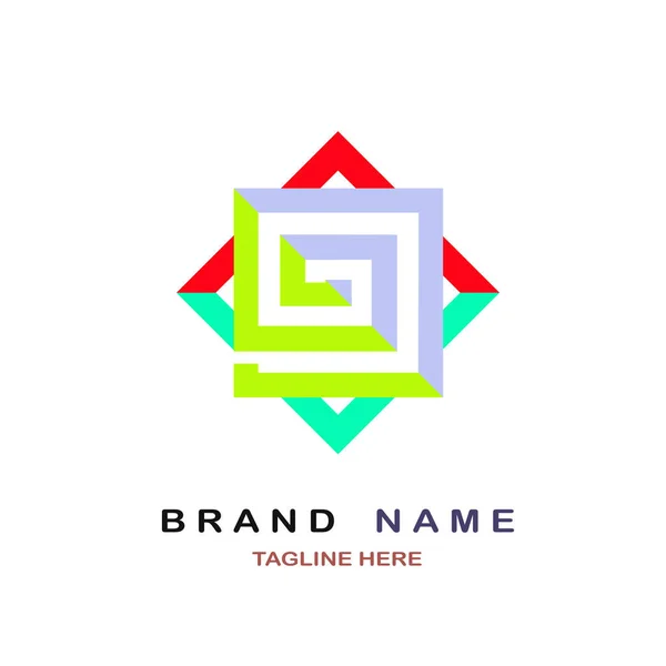 Spiraal Logo Ontwerpen Vector Voor Merk Bedrijf Andere — Stockvector