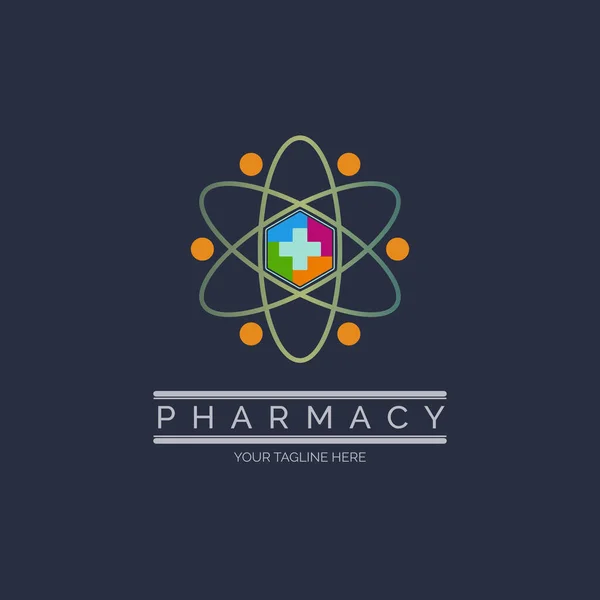 Hospital Pharmacy Cross Modern Logo Template Design Brand Company Other Royaltyfria illustrationer