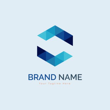 Marka veya şirket için modern altıgen işaret renk logosu tasarım vektörü