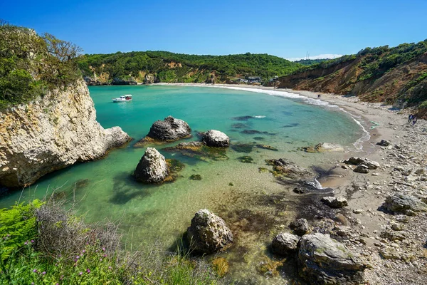 Vista Playa Del Kilimli Agva Agva Lugar Poblado Destino Turístico —  Fotos de Stock