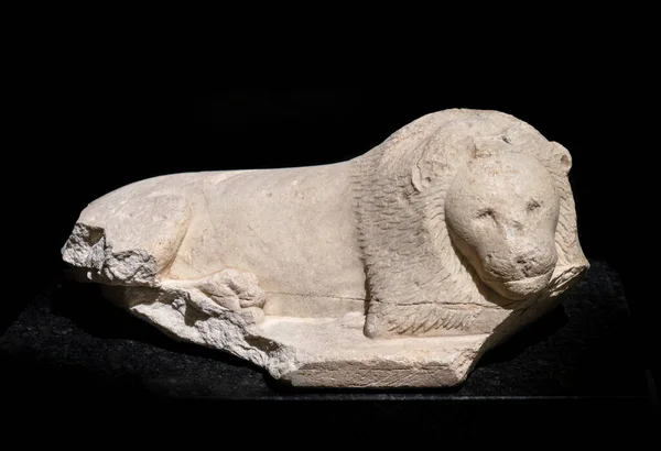 Μαρμάρινο Άγαλμα Λιονταριού — Φωτογραφία Αρχείου