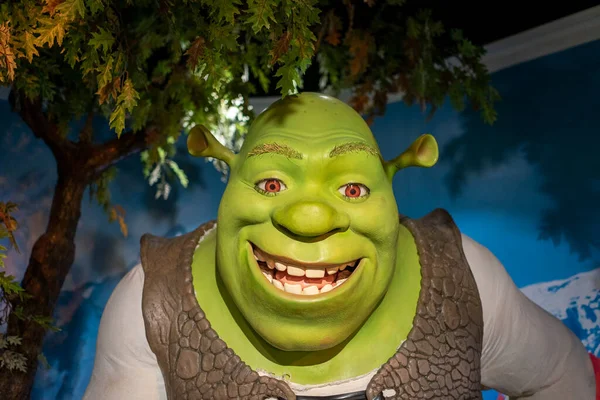 Shrek Wax Statue Madame Tussauds Museum Istanbul — Stockfoto