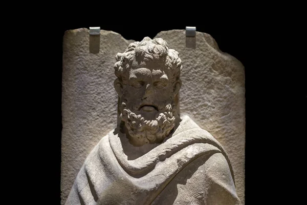 Marmurowa Płaskorzeźba Greckich Heraklesów Herkules Muzeum Archeologii Stambule Turcja — Zdjęcie stockowe