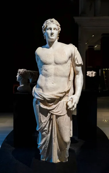 Statue Alexander Great Istanbul Archaeology Museum Turkey — Stock Photo, Image