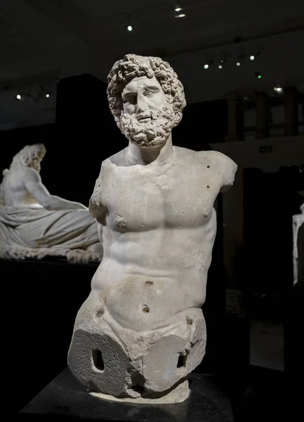 Statue Ephesus Demos Ephesus Ancient City 2Nd Century Roman Civilisation — Stock Photo, Image