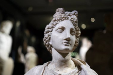 İstanbul Arkeoloji Müzesi 'ndeki Artemis Heykeli, Türkiye.