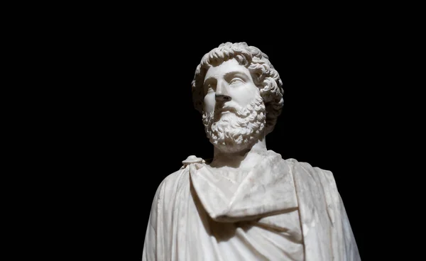 Roma Dönemi Mparator Marcus Aurelius Heykeli Stanbul Arkeoloji Müzesi Türkiye — Stok fotoğraf