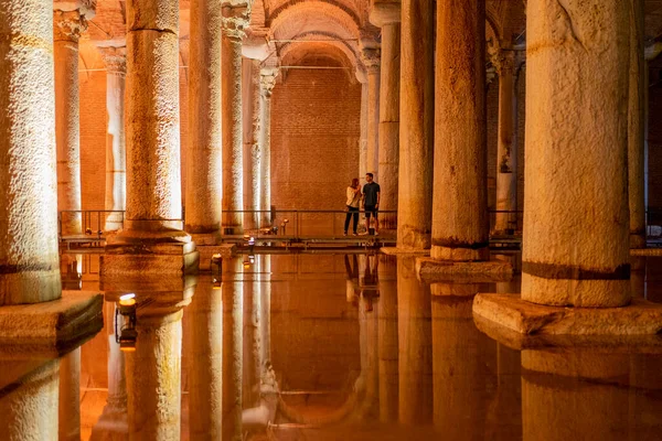 Basilique Souterraine Citerne Istanbul Turquie — Photo